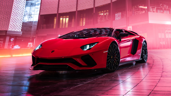 Lamborghini Aventador S Roadster 2019 4k Wallpaper