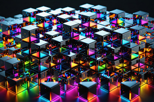 Abstraction Cubes (1400x900) Resolution Wallpaper