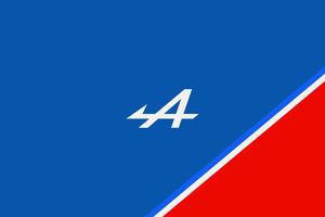 Alpine F1 Logo Minimal (3840x2160) Resolution Wallpaper