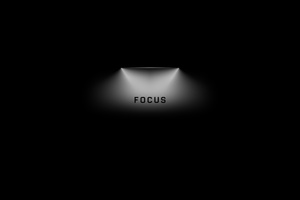 Focus Black Wallpaper