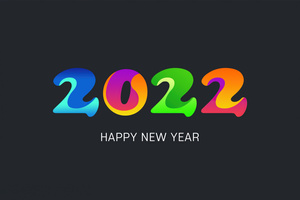 Happy New Year 2022 (2048x2048) Resolution Wallpaper