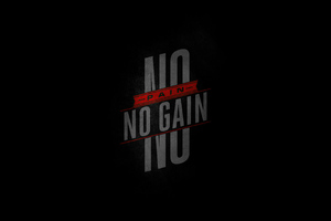 No Pain No Gain (2048x2048) Resolution Wallpaper