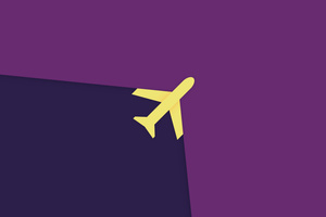 Plane Minimal Edition (2560x1700) Resolution Wallpaper