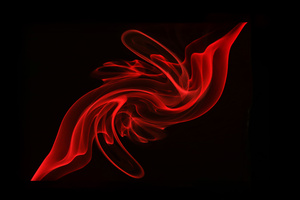 Red Swirl Smoke Abstract (2560x1700) Resolution Wallpaper