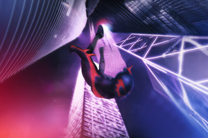 The Spiderman 2099 The Sharpshooting (2560x1700) Resolution Wallpaper