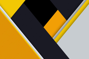 Yellow Material Design Abstract 8k (3840x2160) Resolution Wallpaper