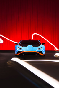 2024 Lamborghini Huracan Sto (1080x2160) Resolution Wallpaper