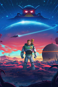 Buzz Lightyear Standing Tall (720x1280) Resolution Wallpaper