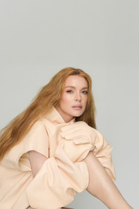 Lindsay Lohan For Flaunt 2024 (320x480) Resolution Wallpaper