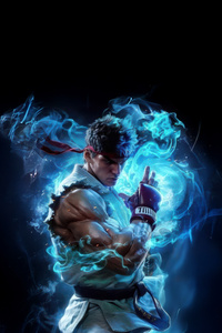 Street Fighter 6 Ryu In Action (1080x2160) Resolution Wallpaper