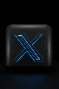 X Logo 8k (1440x2560) Resolution Wallpaper