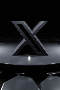 X Logo (1440x2560) Resolution Wallpaper