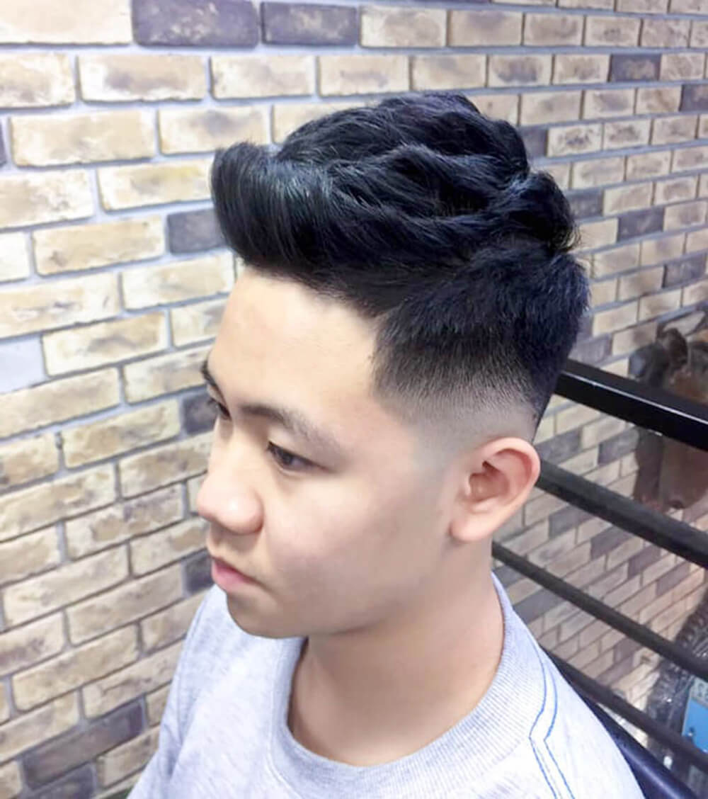 Kiểu tóc Undercut Quiff lượn sóng phù hợp với nhiều phong cách khác nhau 