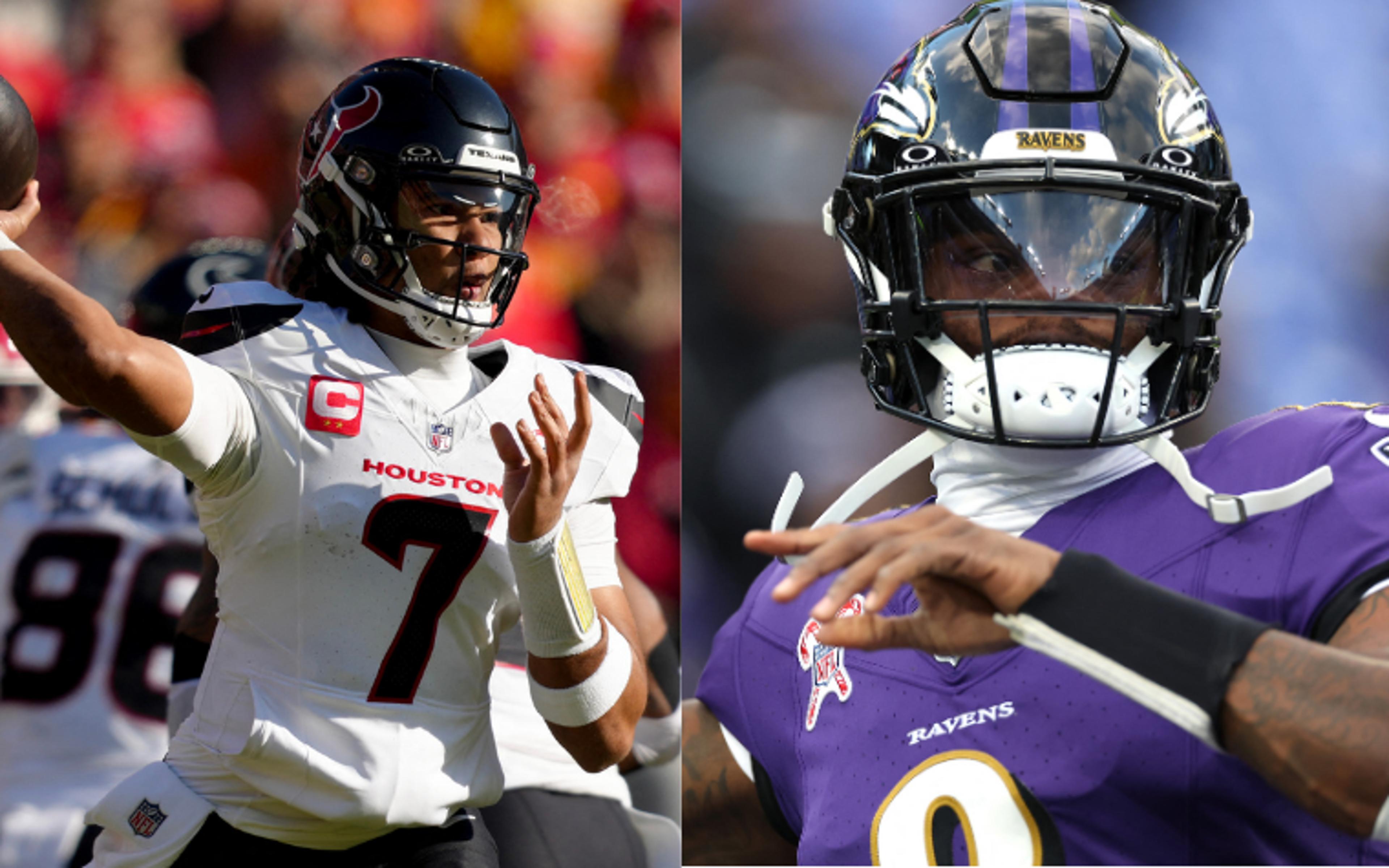 Houston Texans x Baltimore Ravens: veja onde assistir e horário da NFL