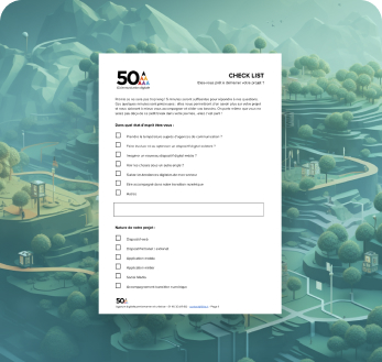 Projet digital - checklist projet