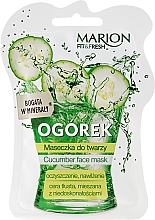 Маска для лица "Огурец" Marion Fit & Fresh Cocumber Face Mask