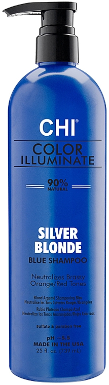 Оттеночный шампунь CHI Color Illuminate Shampoo Silver Blonde