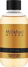 Наполнение для аромадиффузора Millefiori Milano Natural Lime & Vetiver Diffuser Refill