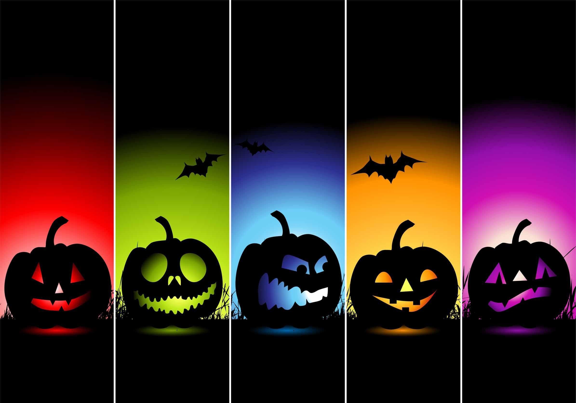 Neon Halloween Wallpapers on WallpaperDog