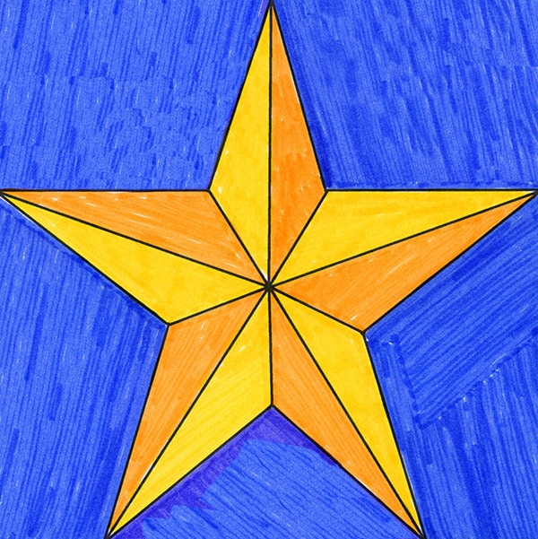 How to Draw a Star: Easy Step-by-Step Art Lesson for Kids