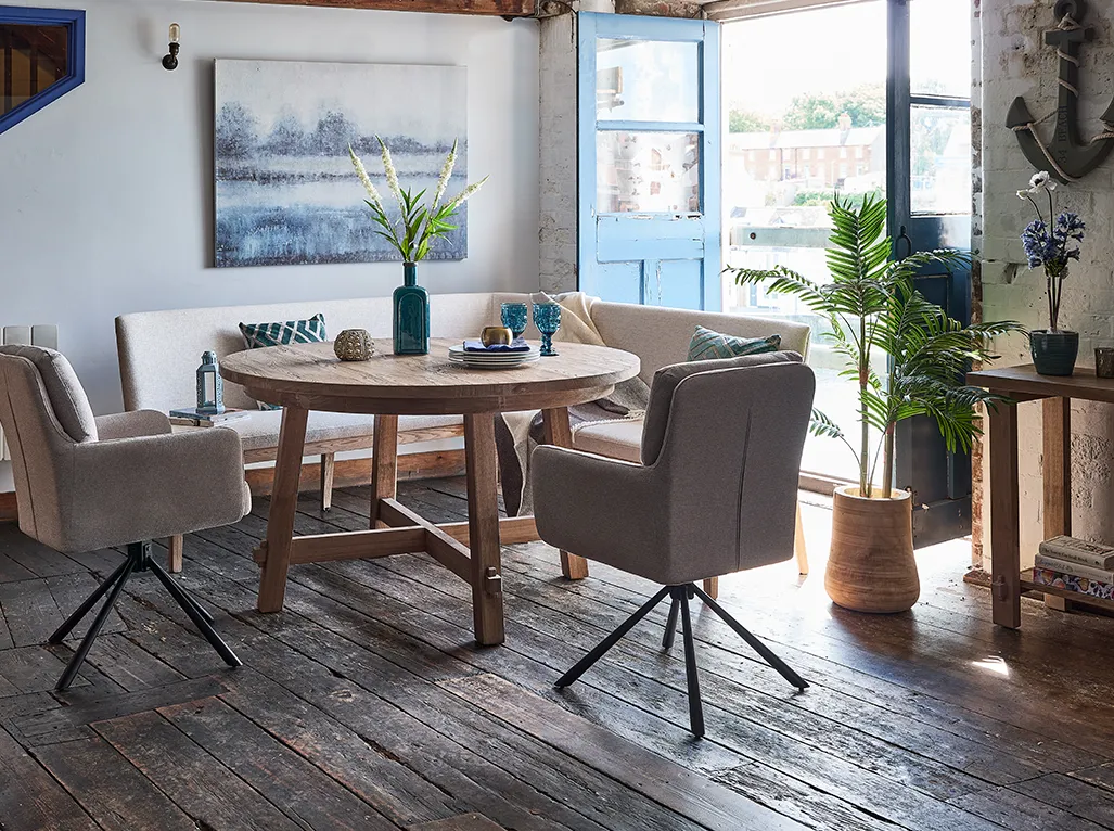 We offer a huge choice of dining sets where beautiful tables and a great choice of chair styles, colours and benches are combined to make the perfect dining space for your home. Explore our dining sets to find your favourite.
