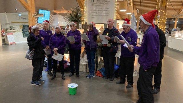 Choir welcomes drivers stopping off at Gloucester Services