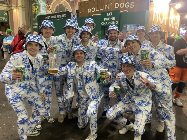 Fans at Ally Pally