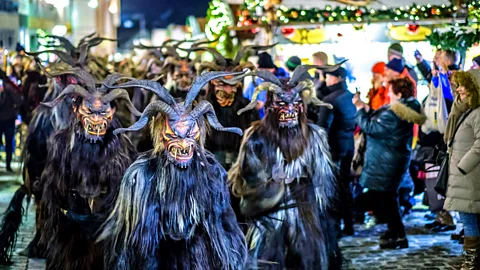 People dressed as Krampus in Germany (Credit: Getty Images)