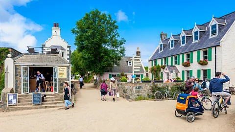 Allard1/Getty Images No cars or trucks are allowed on Sark so walking or cycling is the only option (Credit: Allard1/Getty Images)