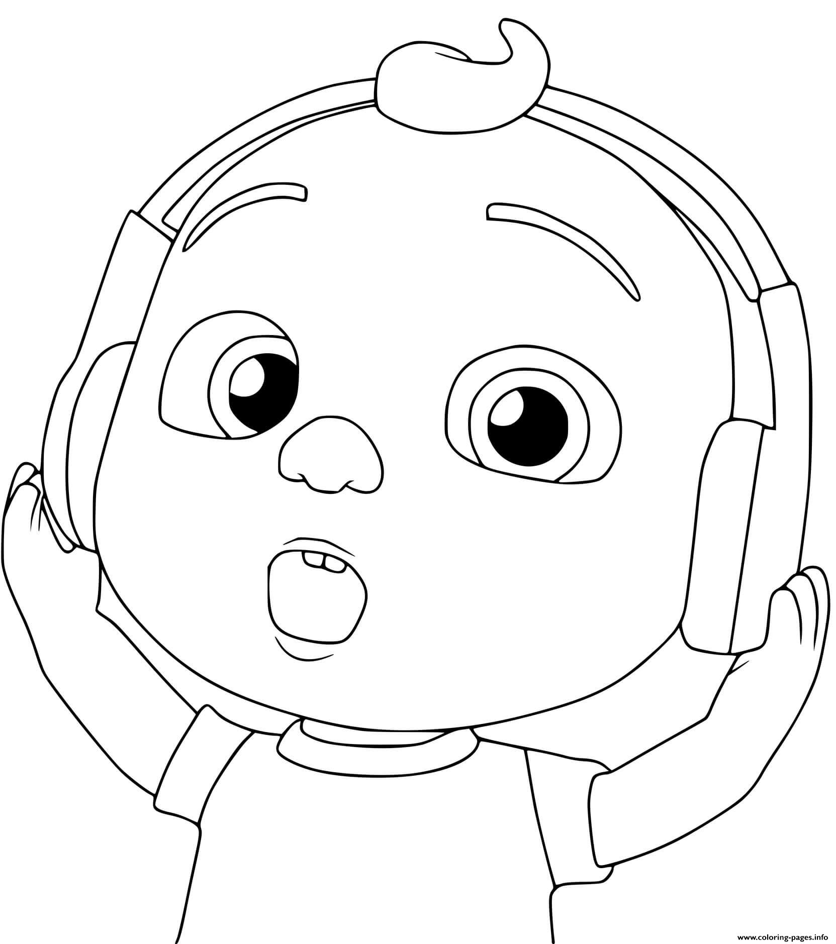 Free cocomelon coloring pages - halolopi