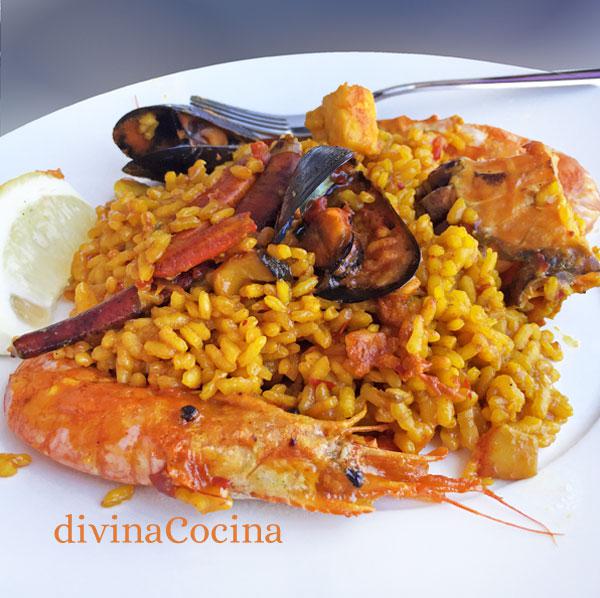 Paella marinera -------- Receta de DIVINA COCINA