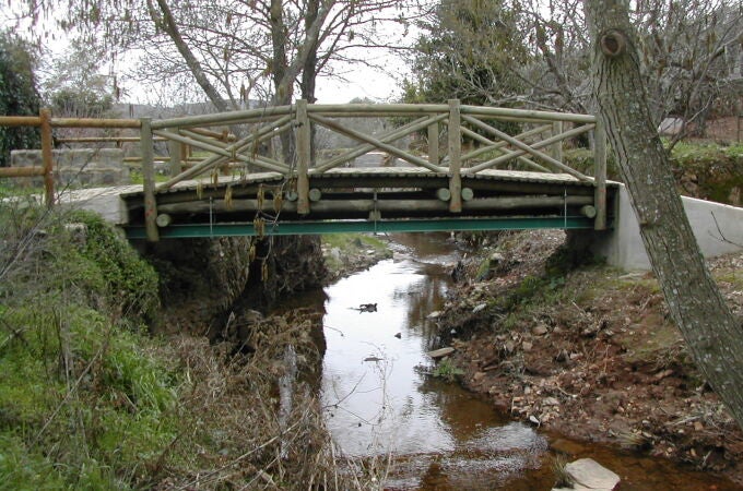 Puente Internacional de La Codosera, entre España y Portugal