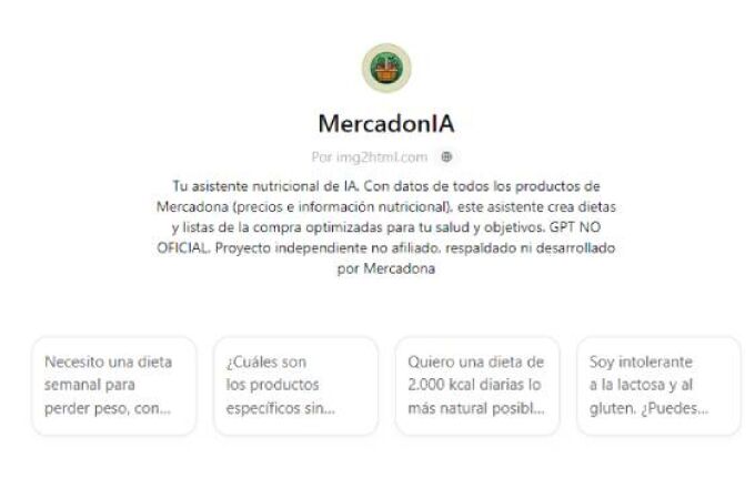 MercadonIA, el GPT de ChatGPT con el que puedes comprar mejor y más barato en Mercadona.