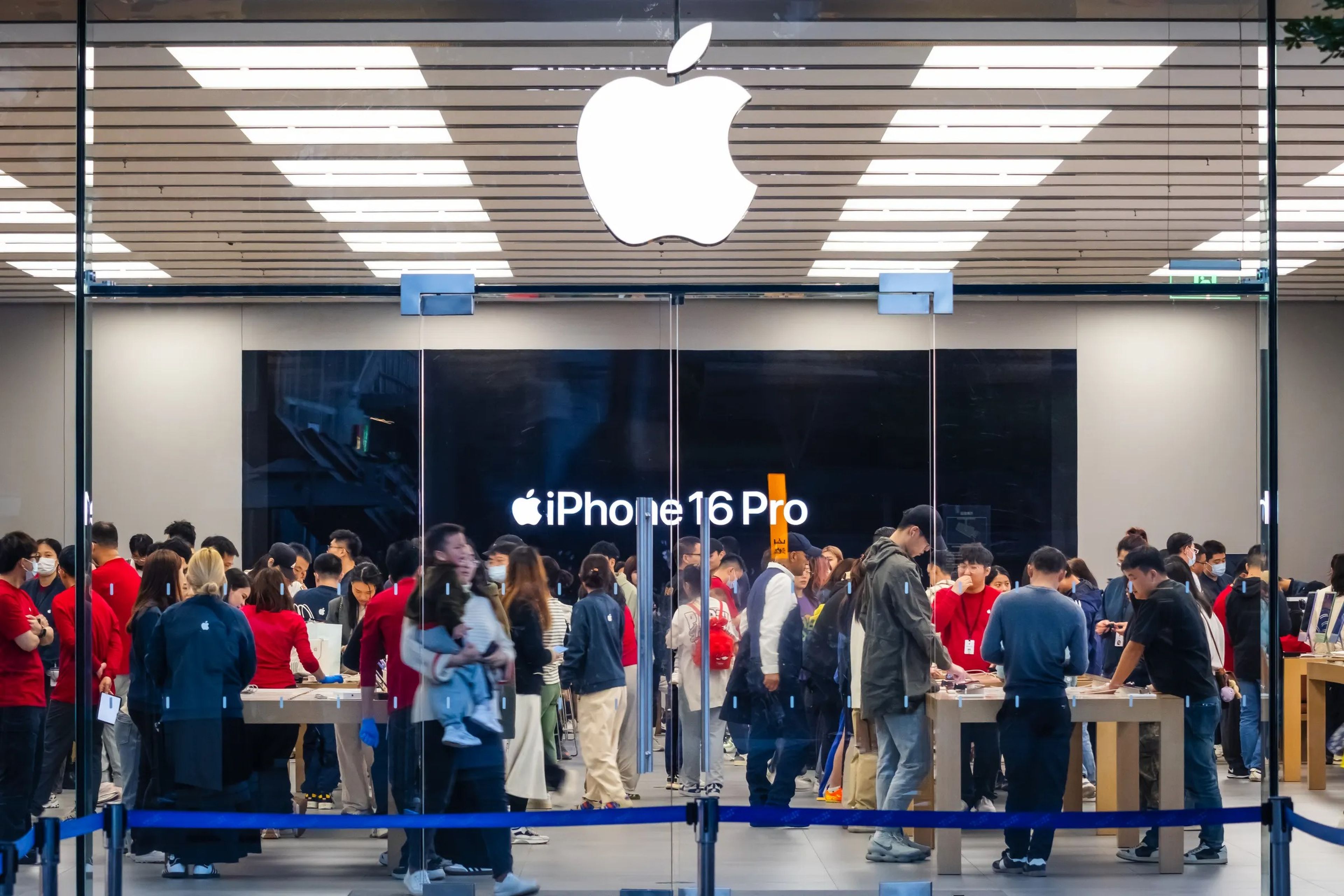 storefront of an apple store in china