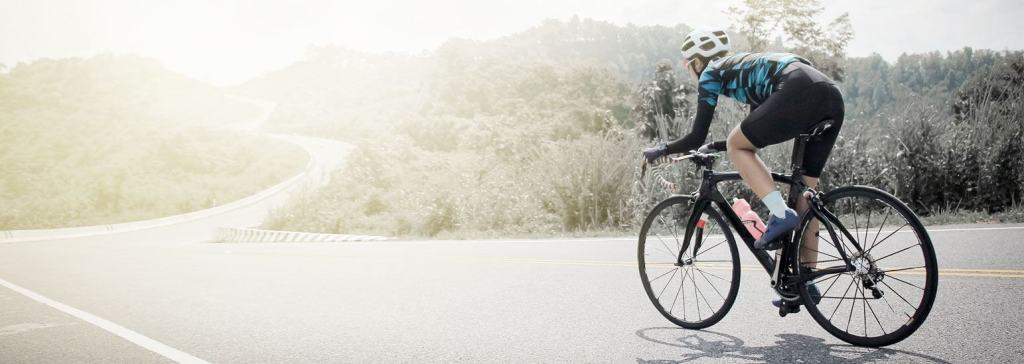 Bike going down hill