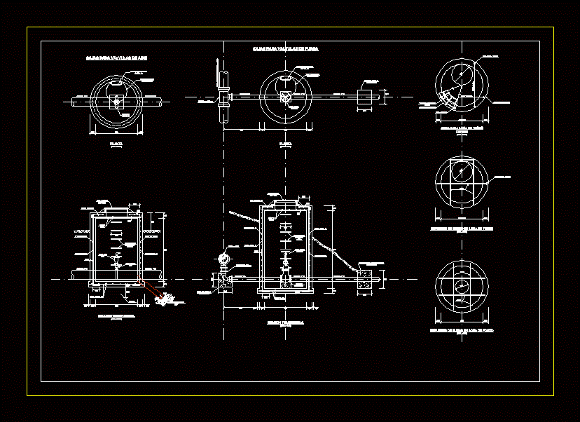 Gate Valve CAD Symbol