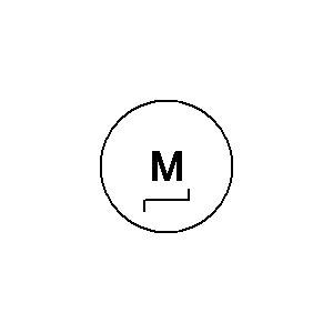 Symbol: motor - Maschinenarten, Schrittmotor