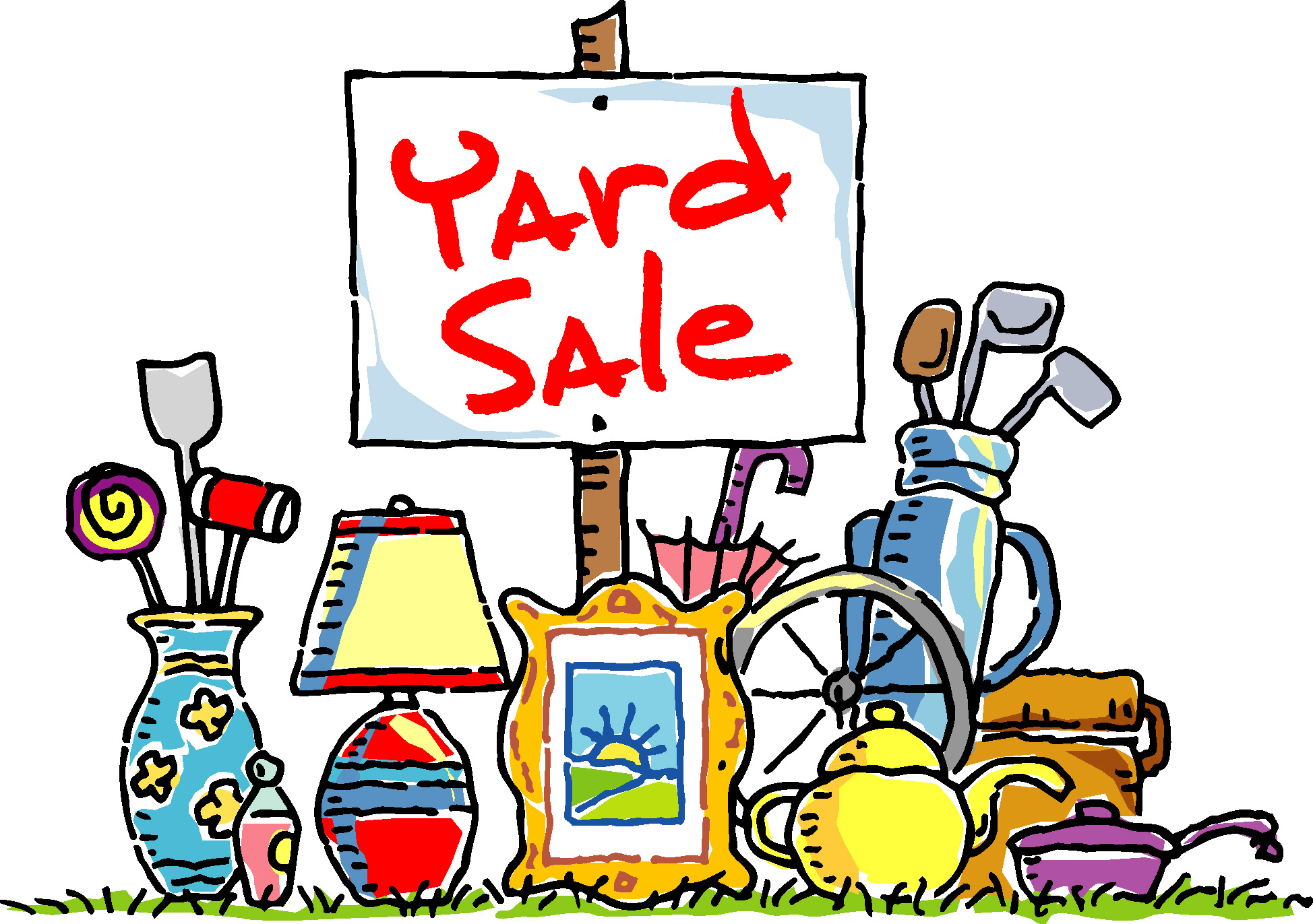 Free yard sale clip art clipart.