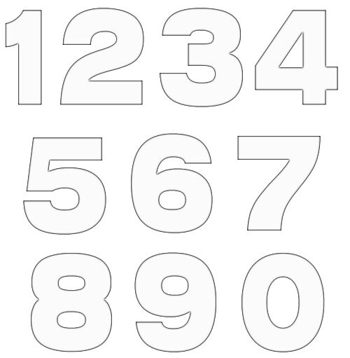 Free Black And White Number Clipart, Download Free Clip Art.