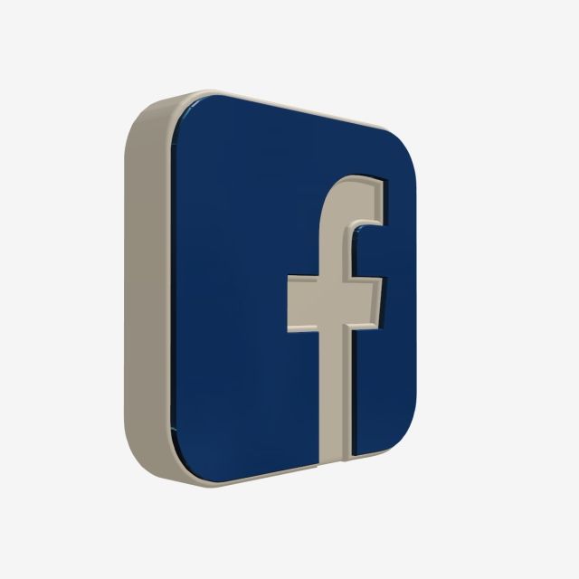 3d Facebook Icon, 3d, Facebook, Icon PNG Transparent Clipart.