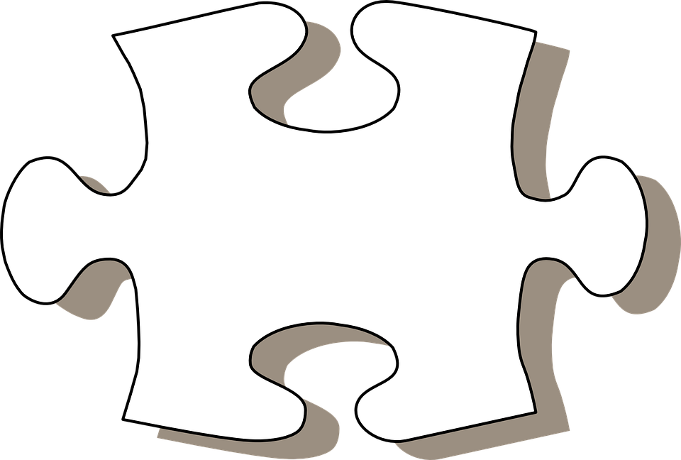 Puzzle Clipart Black And White.