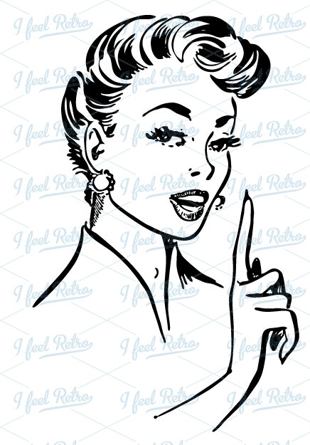 50s clipart woman, 50s woman Transparent FREE for download.