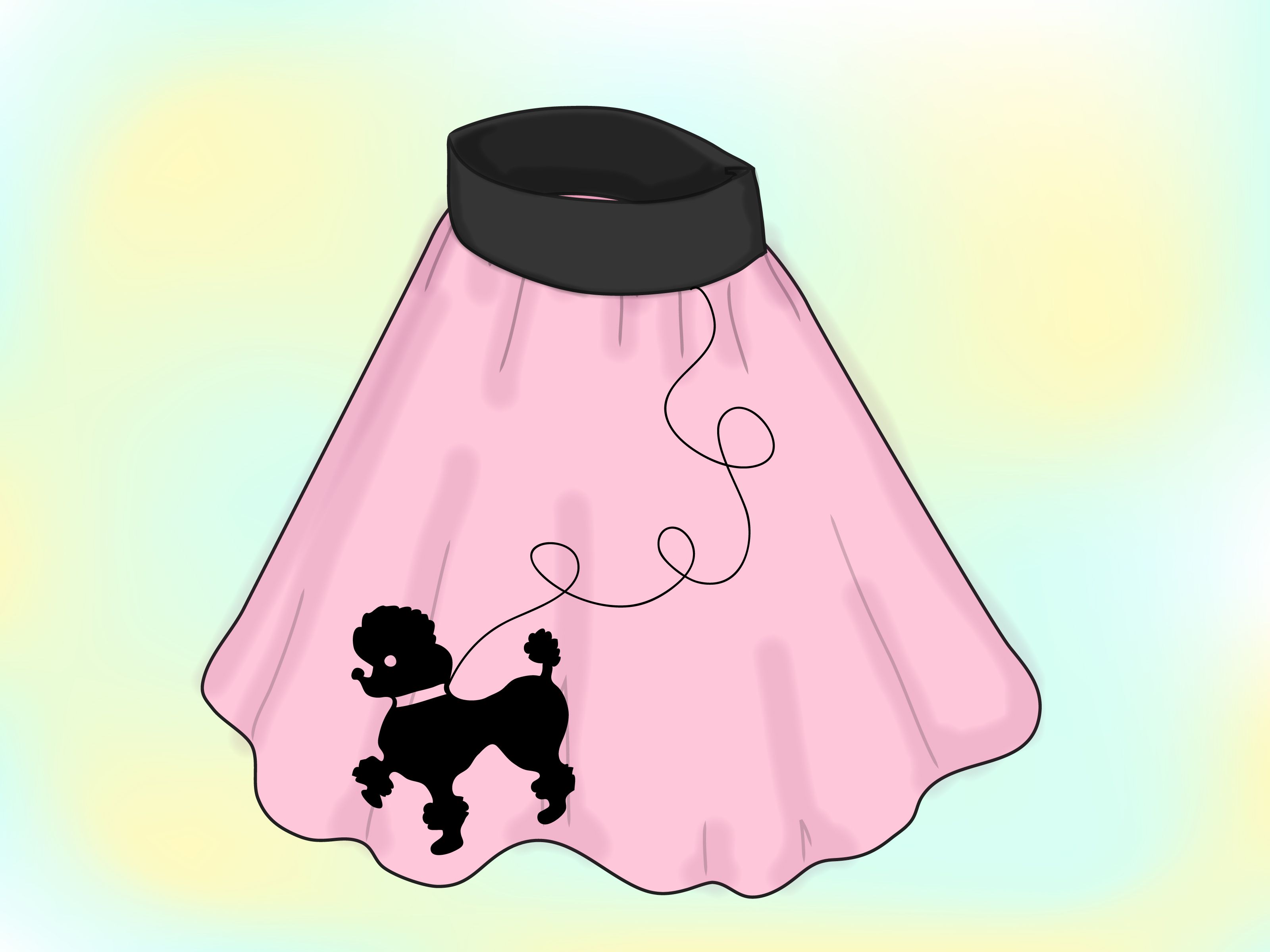 Poodle Skirt Drawing at GetDrawings.com.