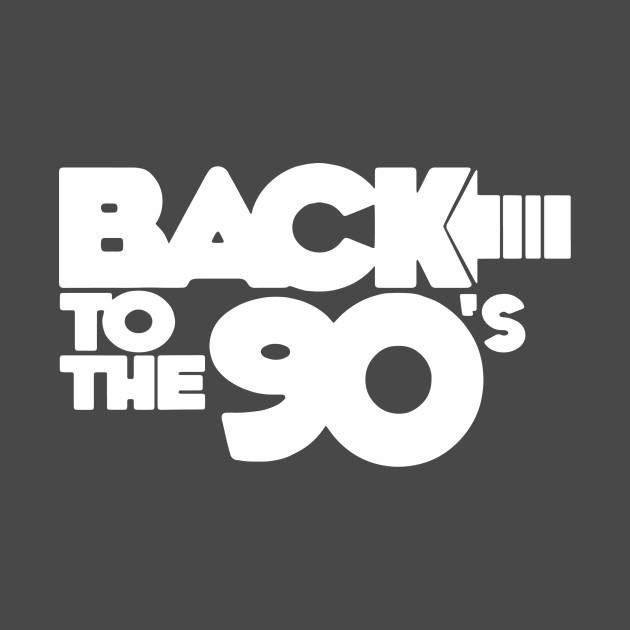 BACK TO THE 90s FUNNY LOGO.