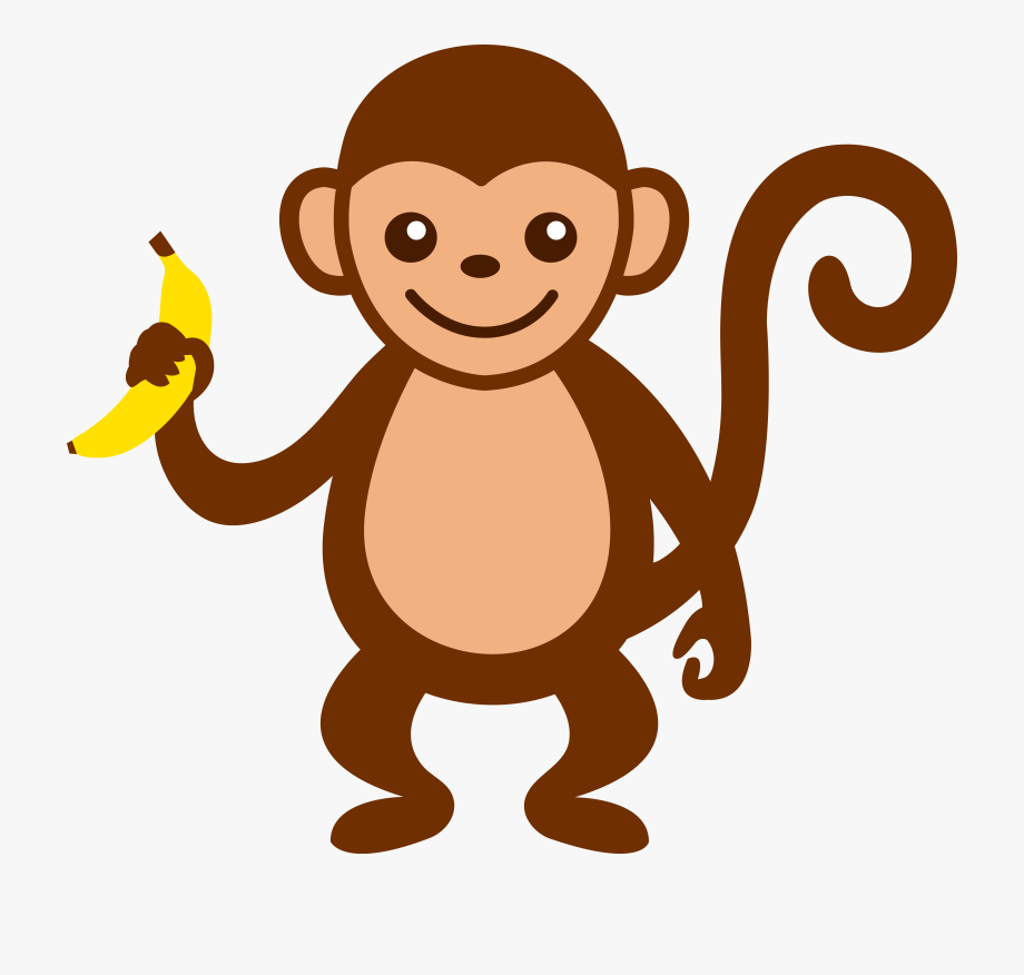 Brown Monkey Clipart.