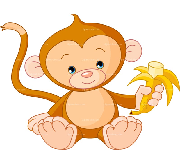 Cute Monkey ClipArt.