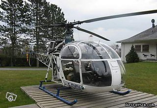 Aerospatiale ALOUETTE II aircraft for sale.