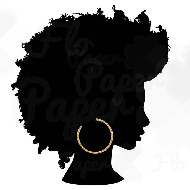 Afro clipart natural hair, Afro natural hair Transparent.