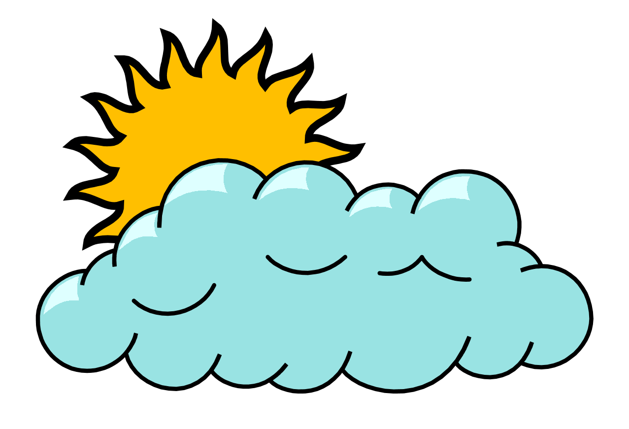 Clip Art Sun After Rain.