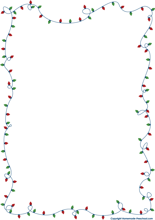 Holiday Border Clipart.